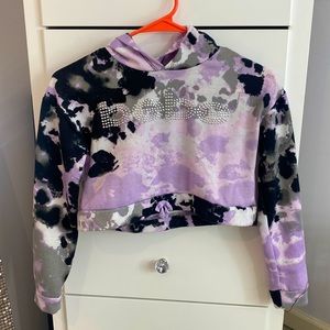 Girls Bebe Cropped Hoodie